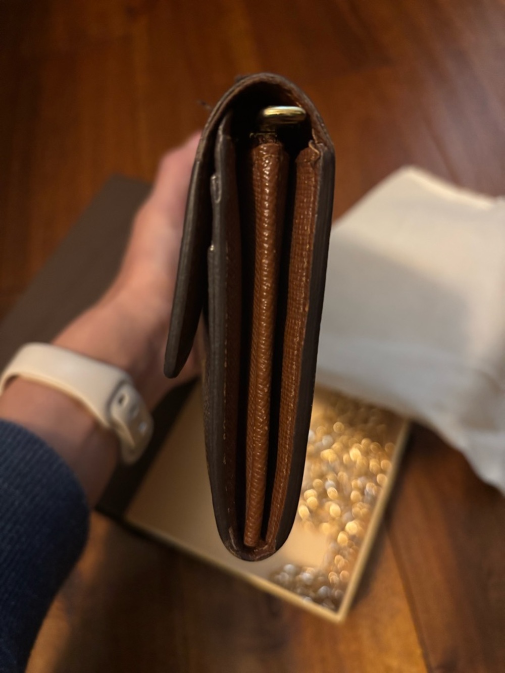 Louis Vuitton Monogram Sarah Wallet with Chain - Picture 11 of 13